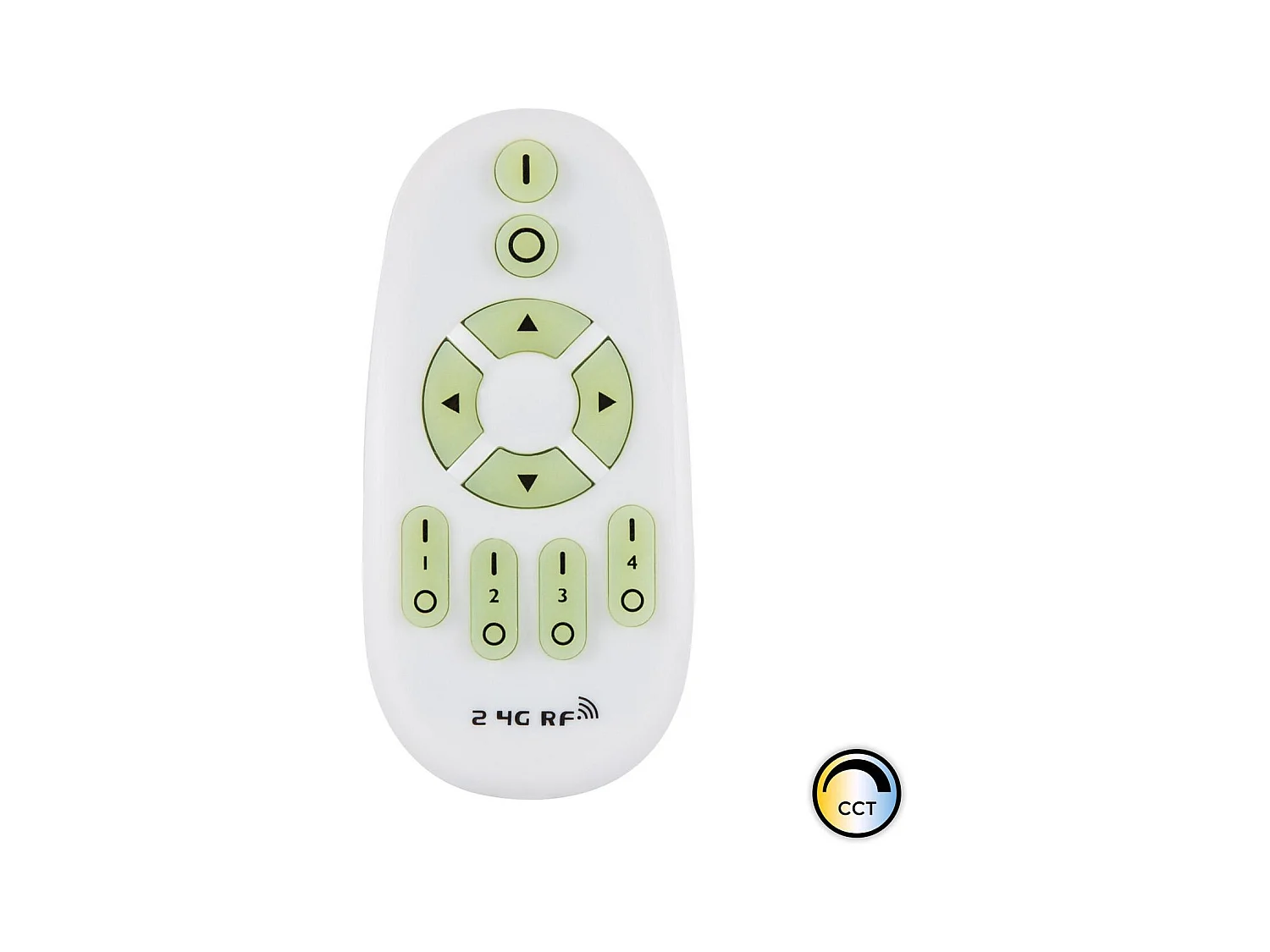 Télécommande pour Dalle et Plafonnier CCT Sélectionnable 2.4GHz V.2 Blanc