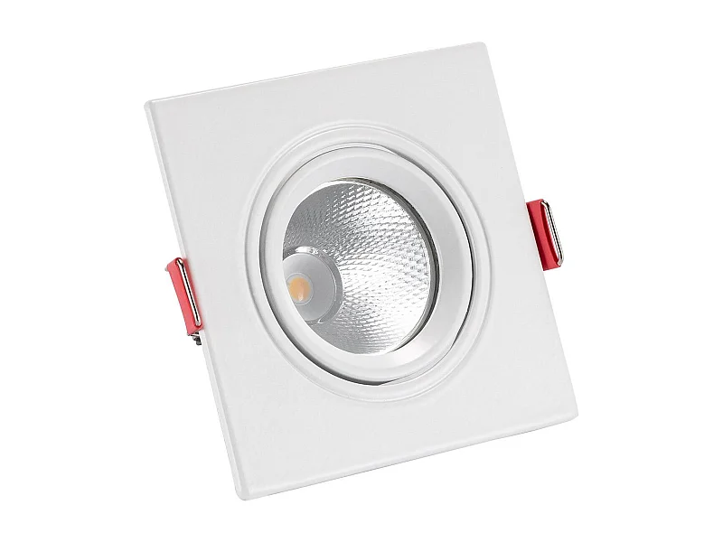 Spot Downlight LED 5W Carré Madison Coupe Ø 75 mm 4000K Blanc neutre