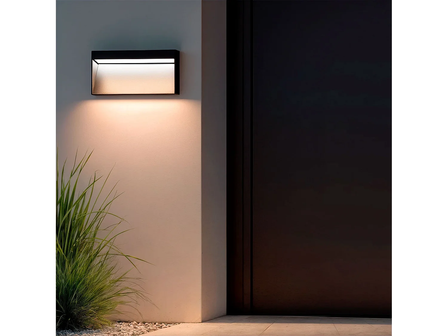 Baliza Exterior LED 6W Superficie Pared Aluminio Columbia 4000K Blanco Neutro