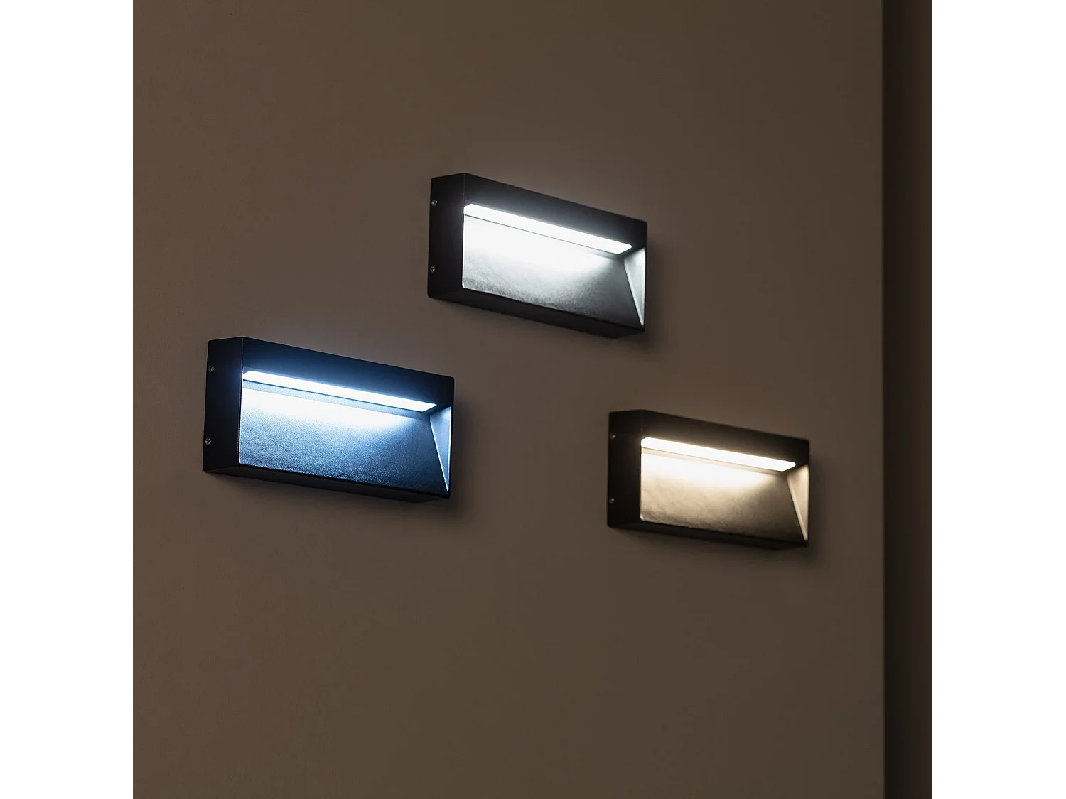 Baliza Exterior LED 6W Superficie Pared Aluminio Columbia 4000K Blanco Neutro