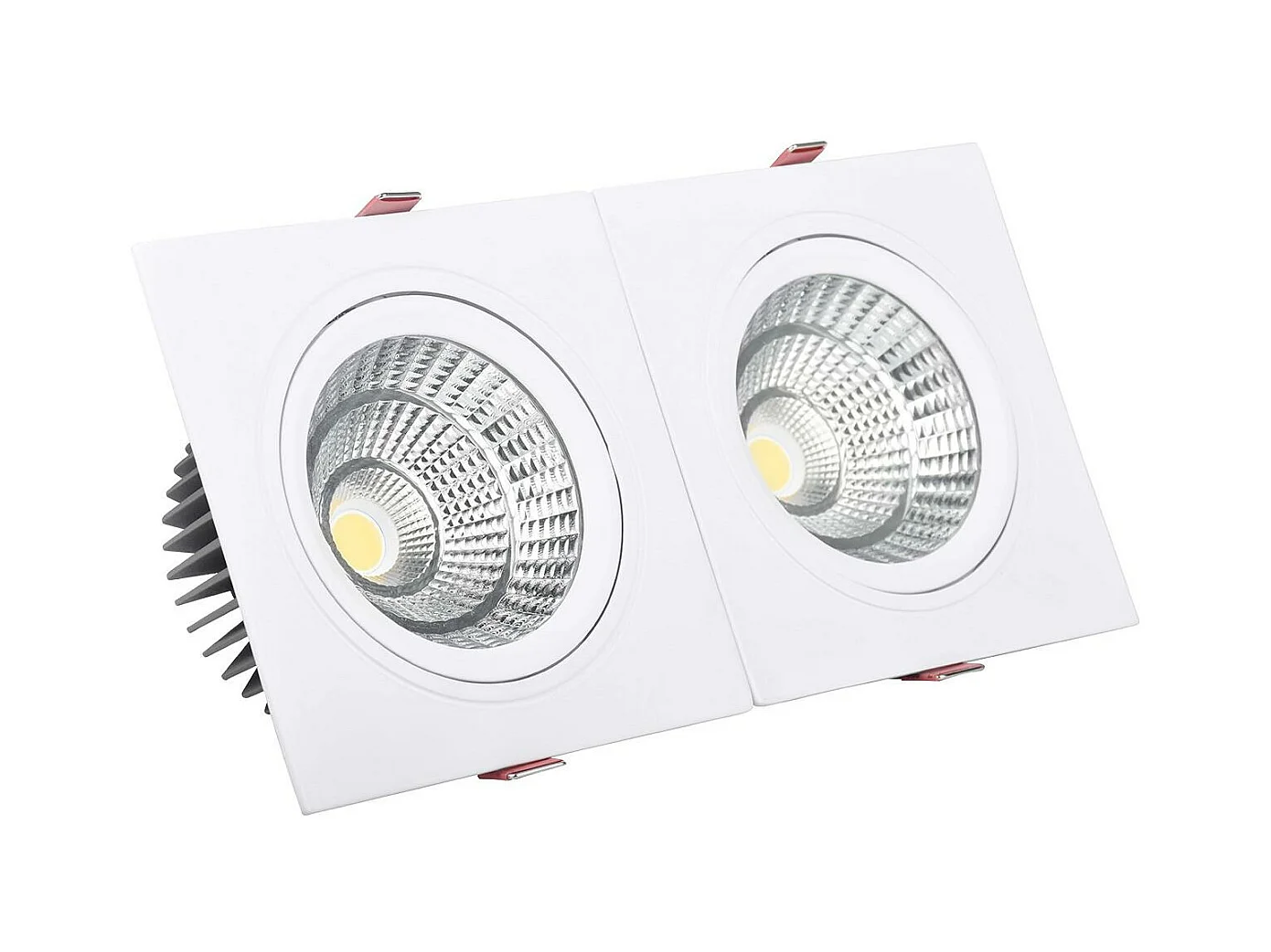Spot Downlight LED 30W Rectangulaire Madison Coupe 260x120 mm 3000K Blanc chaud