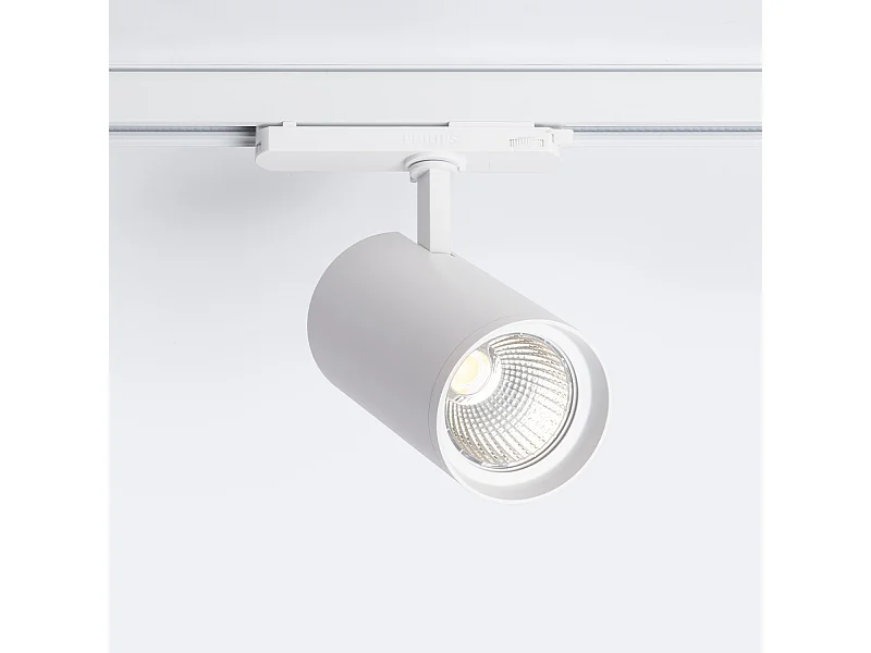 Spot LED sur Rail Triphasé 30W d'Angelo LIFUD Blanc 5000K Blanc froid