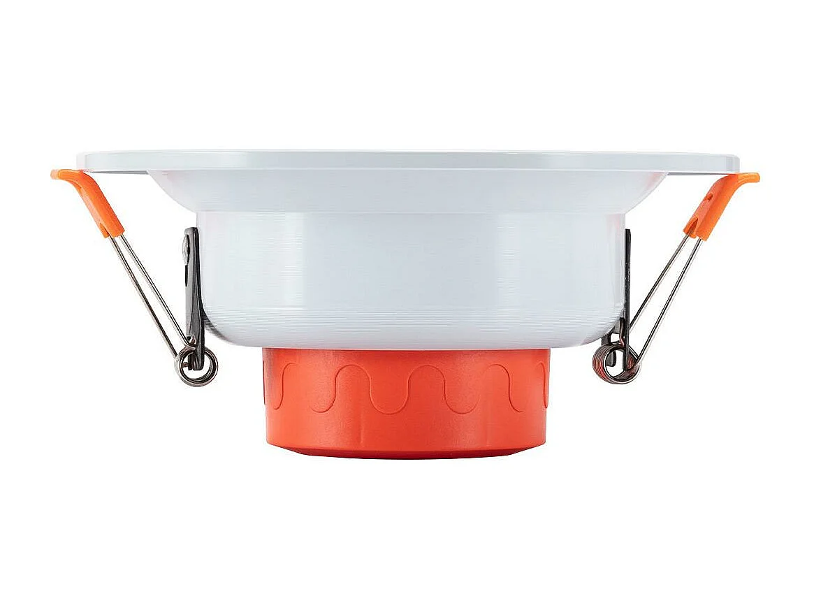 Downlight LED 6W Rond LUX CRI90 Coupe Ø 90 mm IP44 No Flicker 2700K Blanc chaud