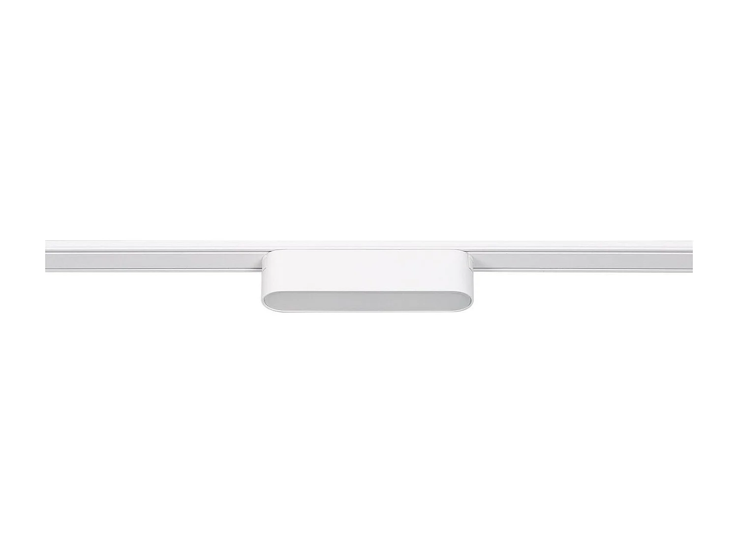 Spot Linéaire LED sur Rail Magnétique 25mm SuperSlim 6W 48V Blanc 120mm 2700K Blanc chaud