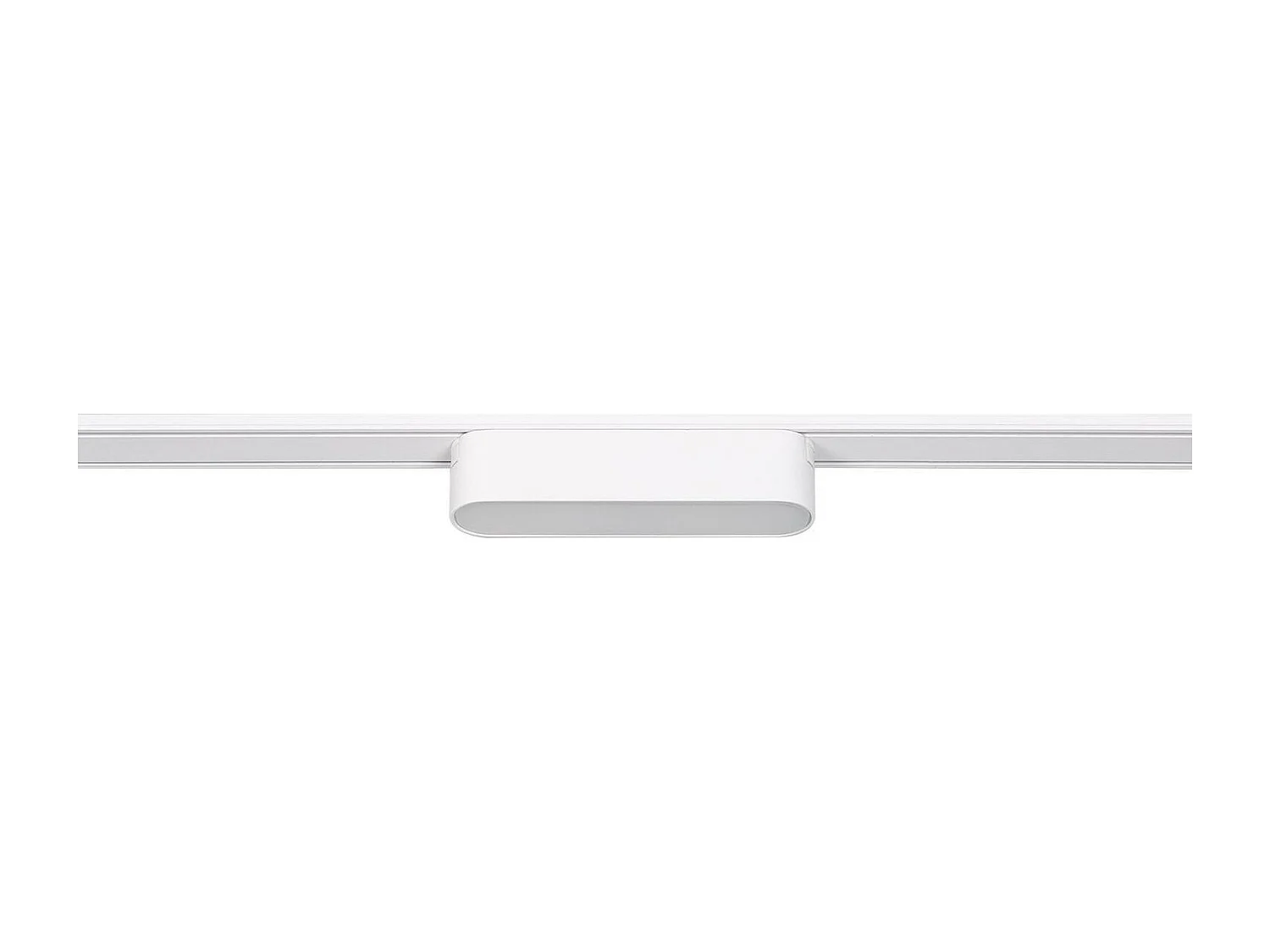 Spot Linéaire LED sur Rail Magnétique 25mm SuperSlim 6W 48V Blanc 120mm 2700K Blanc chaud