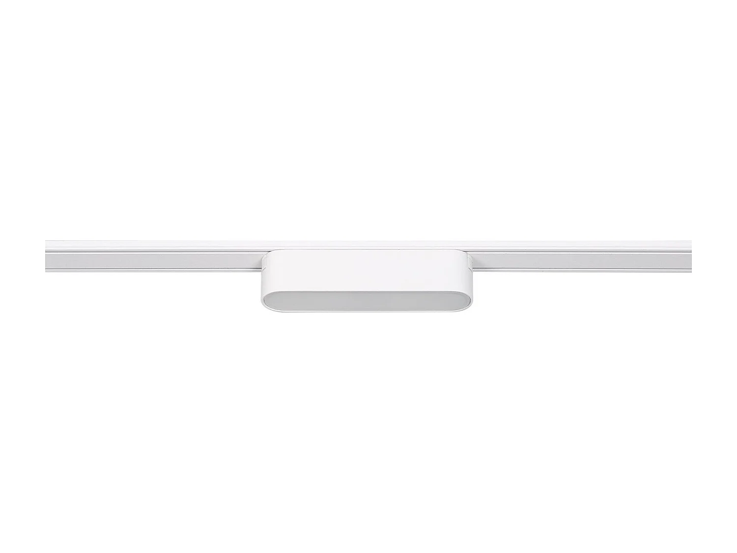 Spot Linéaire LED sur Rail Magnétique 25mm SuperSlim 6W 48V Blanc 120mm 2700K Blanc chaud
