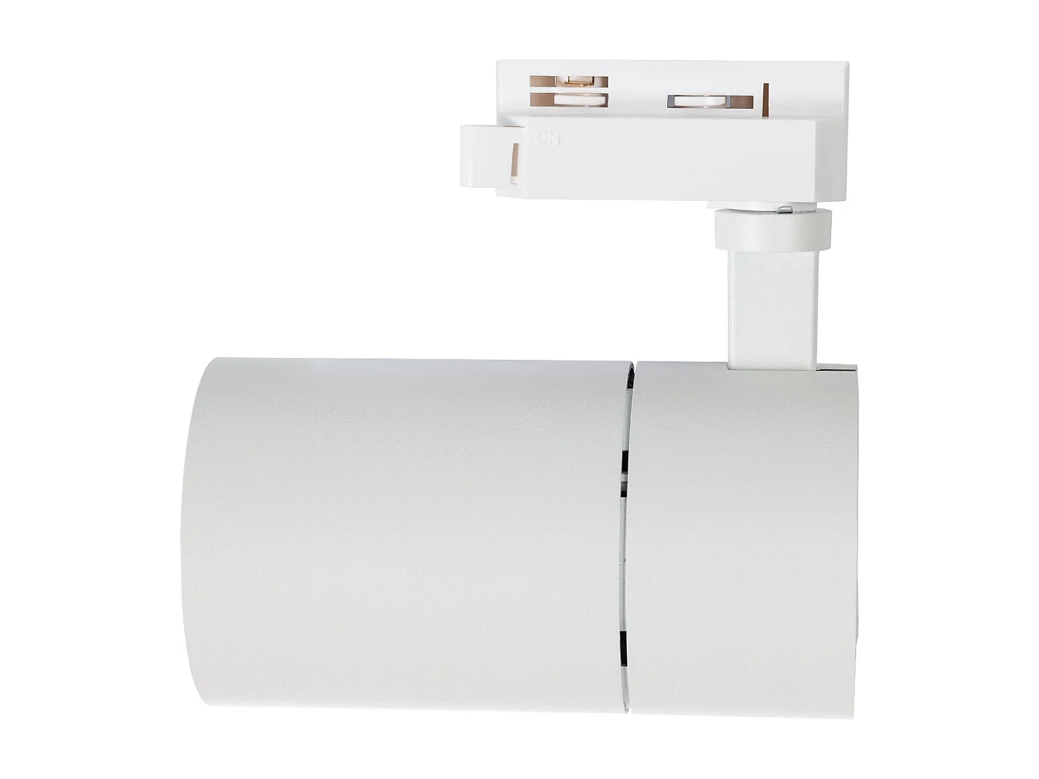 Spot LED sur Rail Monophasé 30W Mallet Dimmable CCT Sélectionnable Blanc