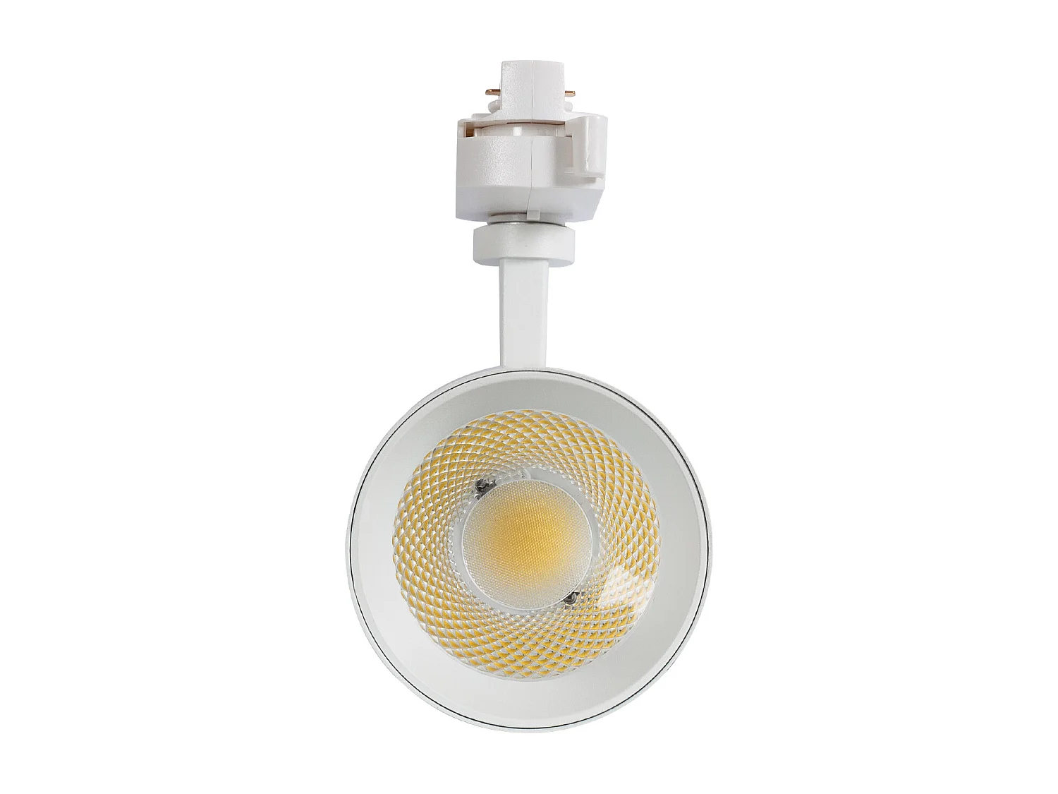 Spot LED sur Rail Monophasé 30W Mallet Dimmable CCT Sélectionnable Blanc