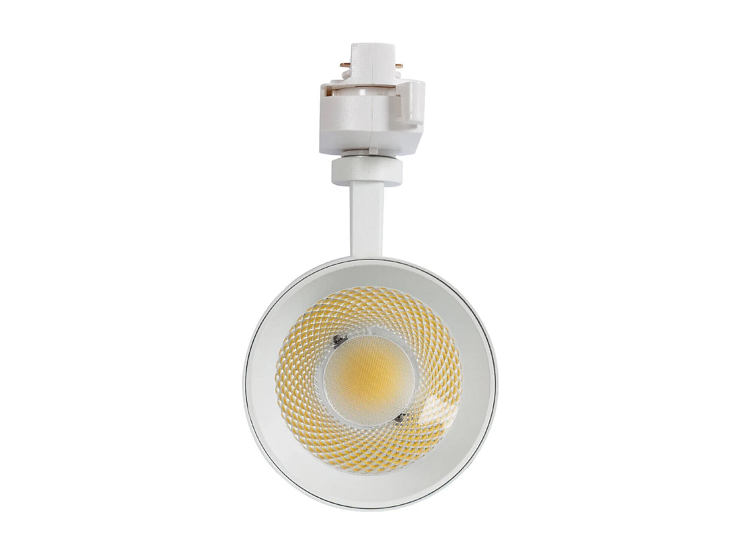 Spot LED sur Rail Monophasé 30W Mallet Dimmable CCT Sélectionnable Blanc