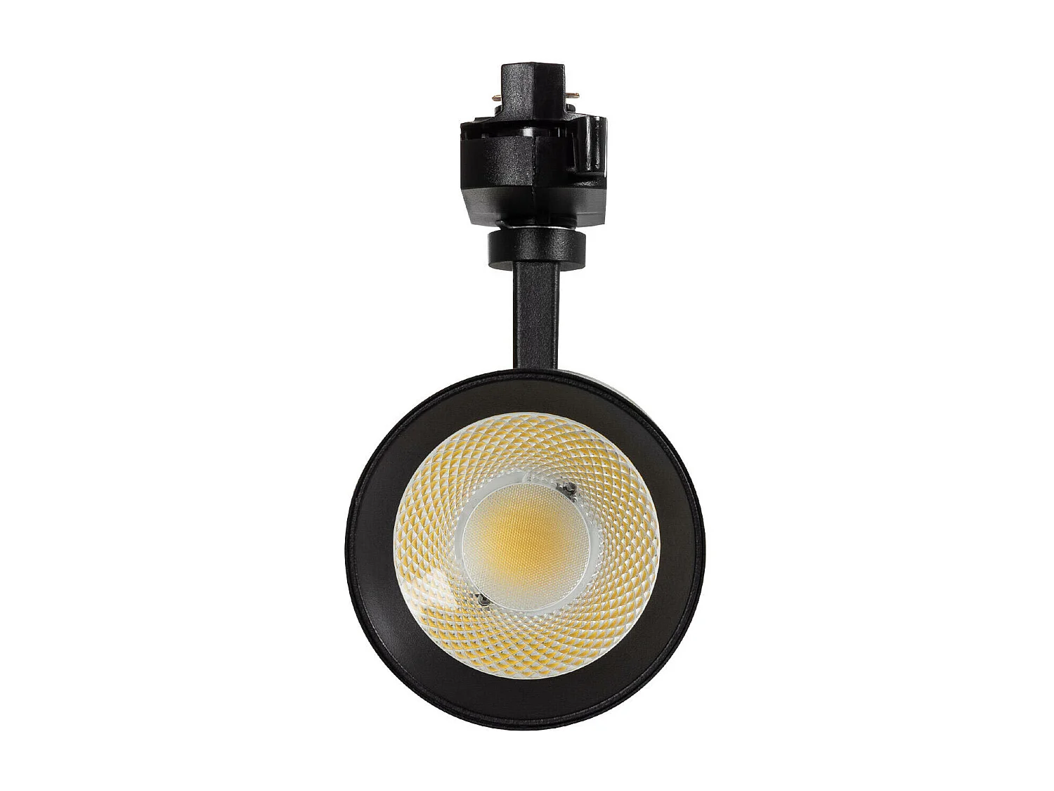 Spot LED sur Rail Monophasé 30W Mallet Dimmable CCT Sélectionnable Noir