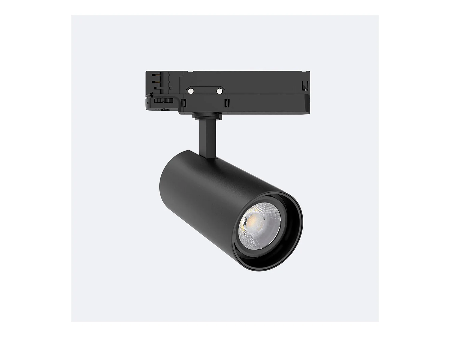 Spot LED sur Rail Triphasé 30W Fasano Dimmable DALI Noir 4000K Blanc neutre