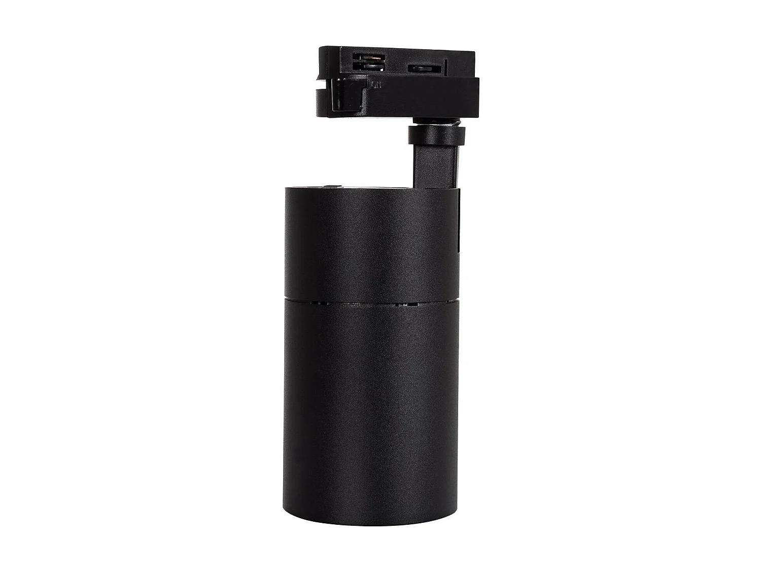 Spot LED sur Rail Monophasé 20W Mallet Dimmable Noir 3000K Blanc chaud