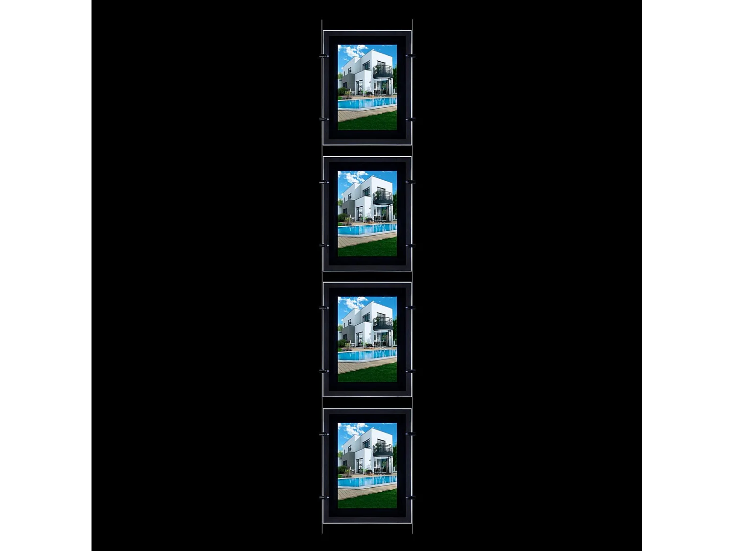 Kit Affichage LED DIN A3 Vertical 4