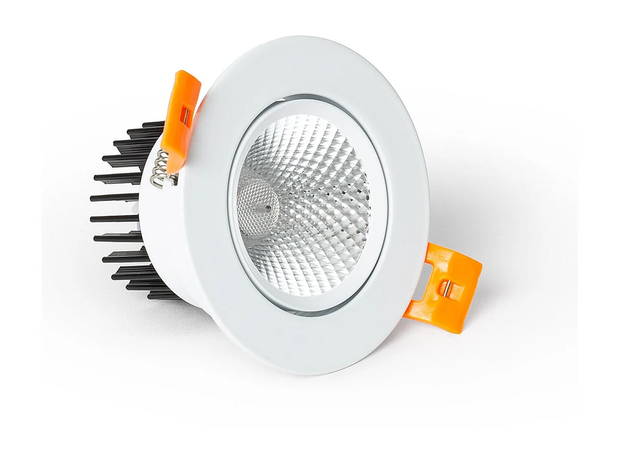 Spot Downlight LED 7W Rond COB CRI90 Coupe Ø 70 mm No Flicker 4000K Blanc neutre