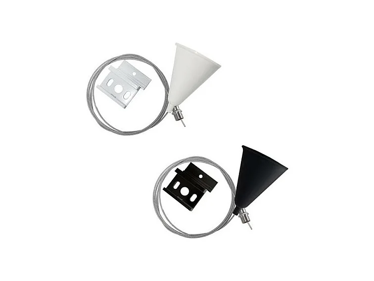 Kit de Suspension Rails Triphasé  Blanc