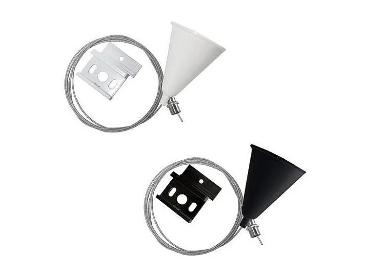 Kit de Suspension Rails Triphasé  Blanc