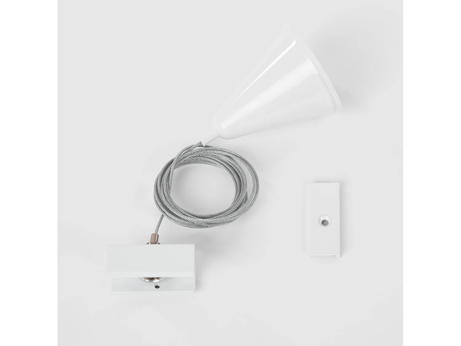 Kit de Suspension Rails Triphasé  Blanc