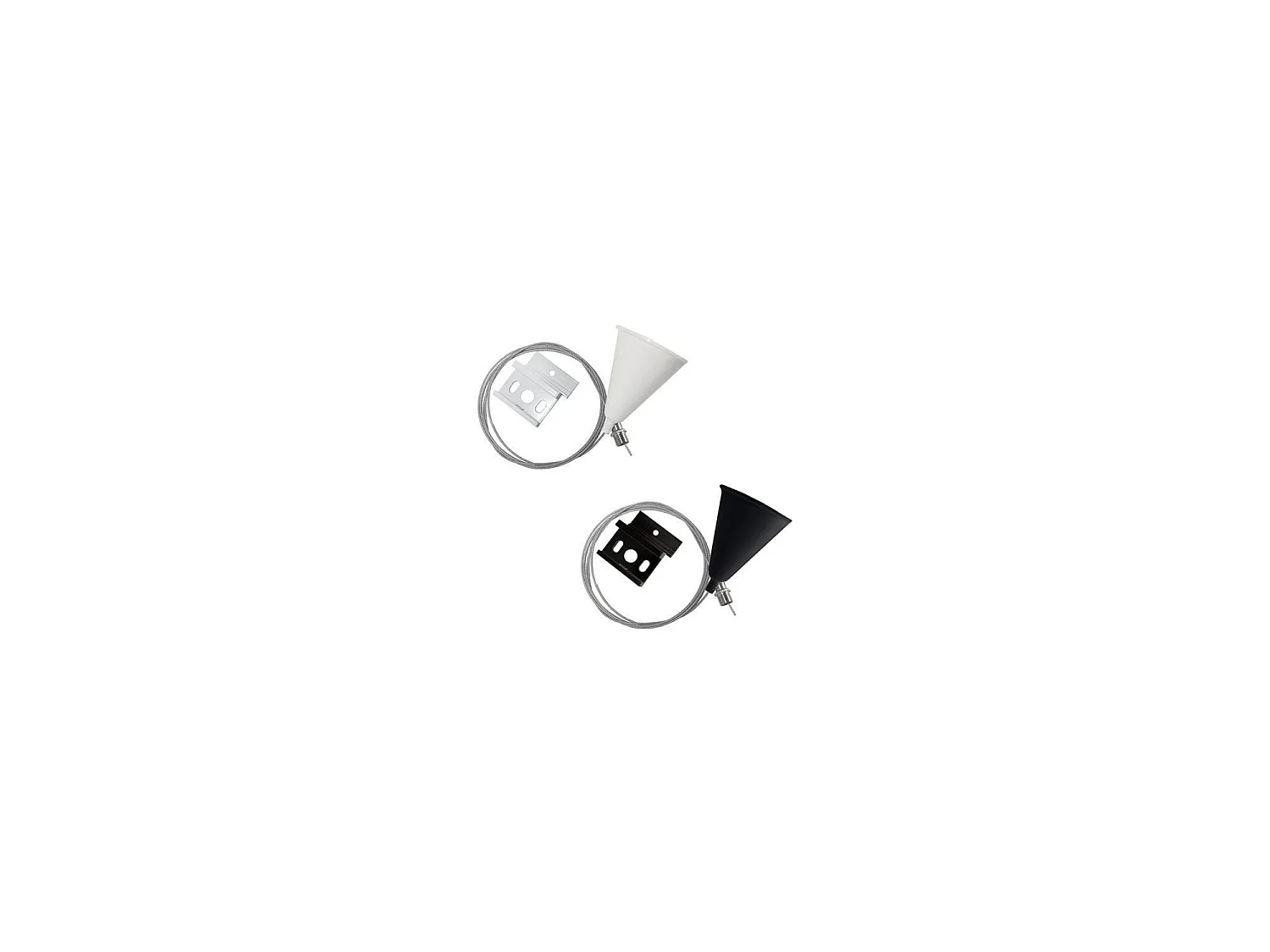 Kit de Suspension Rails Triphasé  Blanc