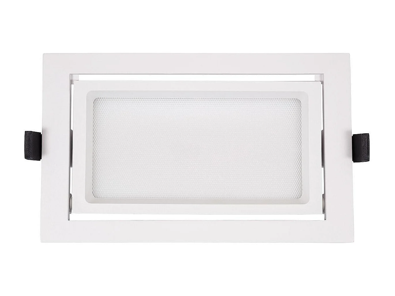 Downlight LED 38W Rectangulaire Orientable  CCT 120 lm/W LIFUD Coupe 210x125 mm Sélectionnable (chaud-neutre-froid) No Flicker