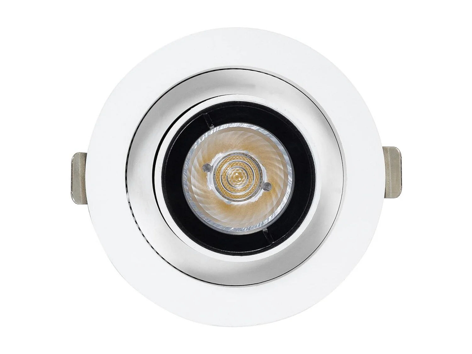 Spot Downlight LED 12W Rond Amovible LIFUD Coupe Ø 75mm Blanc Chaud  3000K