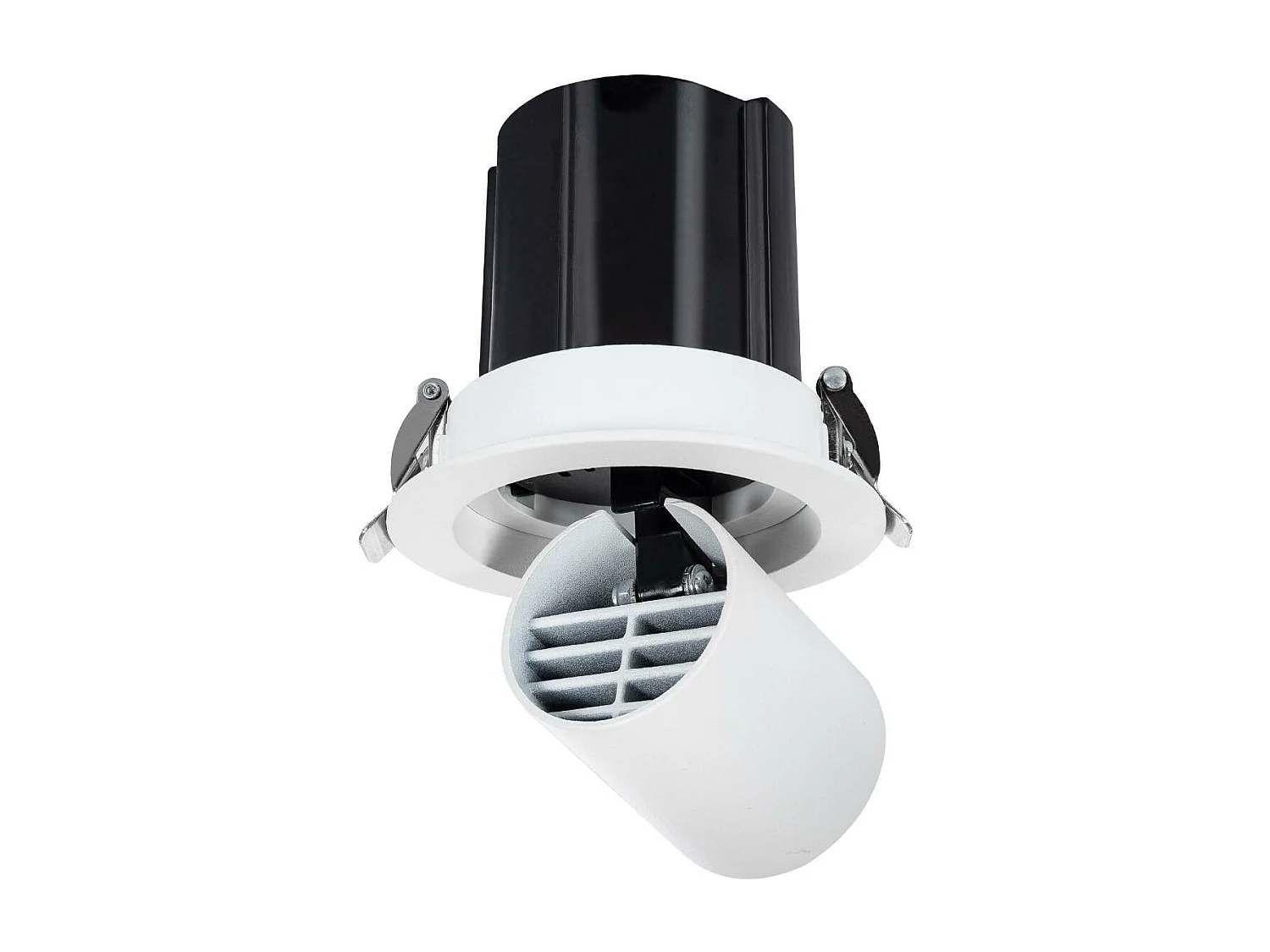 Spot Downlight LED 12W Rond Amovible LIFUD Coupe Ø 75mm Blanc Chaud  3000K