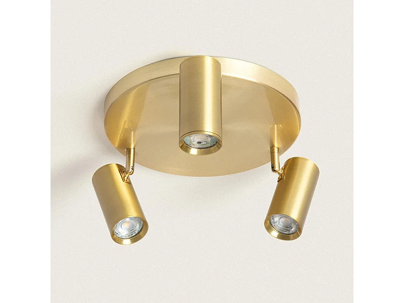 Lampada da Soffitto Metallo Seattle Oro