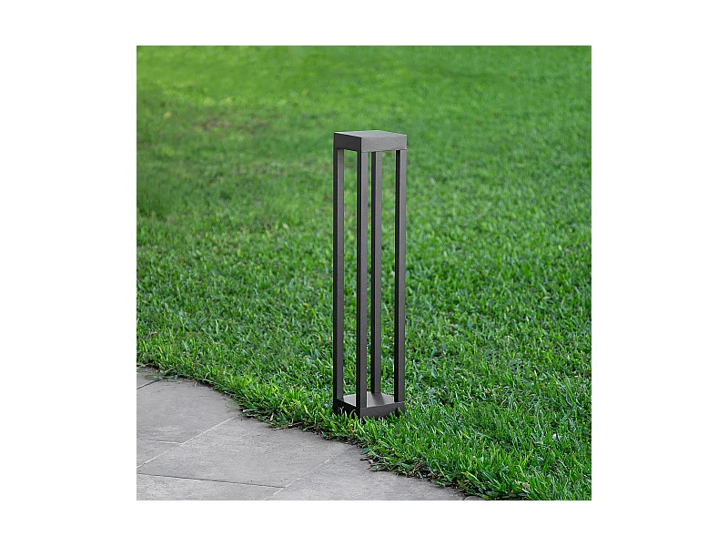 Baliza Exterior LED 7W Superficie Pie 60cm Irlaya 3000K Blanco Cálido