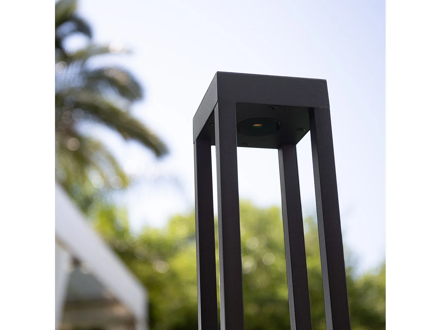 Lampioncino LED Esterni Superficie 7W 60cm Irlaya 3000K Bianco Caldo