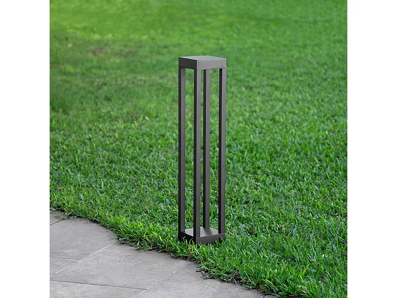 Balise LED Extérieure 7W en Saillie sur Pied 60cm Irlaya 3000K Blanc chaud