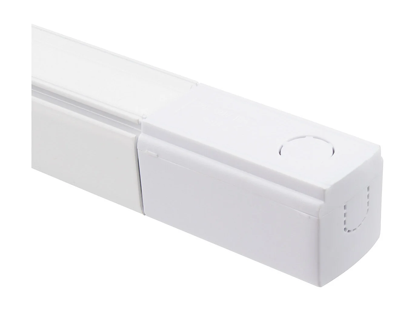 Rail Triphasé Aluminium 2 Mètres pour Spots LED Noir