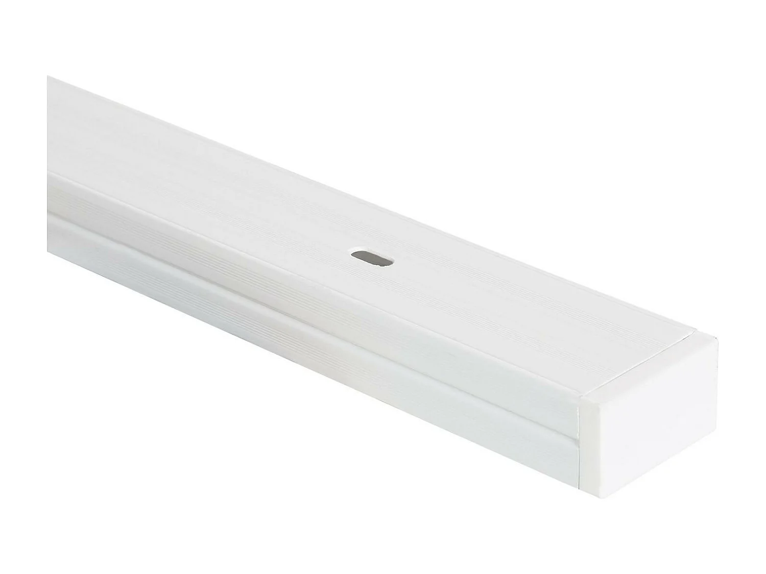 Rail Monophasé PC 1 Mètre pour Spots LED  Blanc