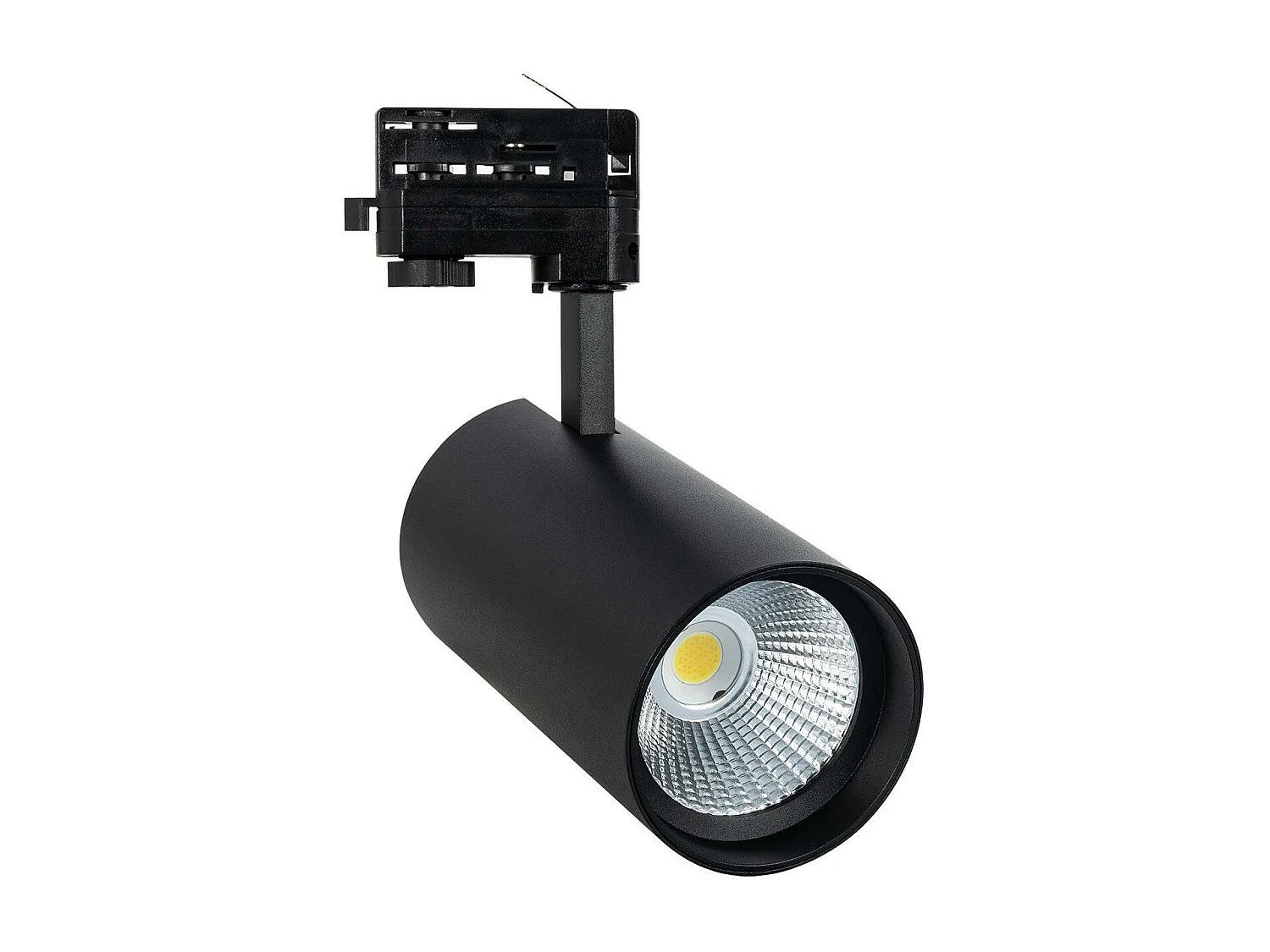 Spot LED sur Rail Triphasé 40W d'Angelo CCT Sélectionnable LIFUD Noir (3000K - 4000K - 6000K) Sélectionnable (chaud-neutre-froid)