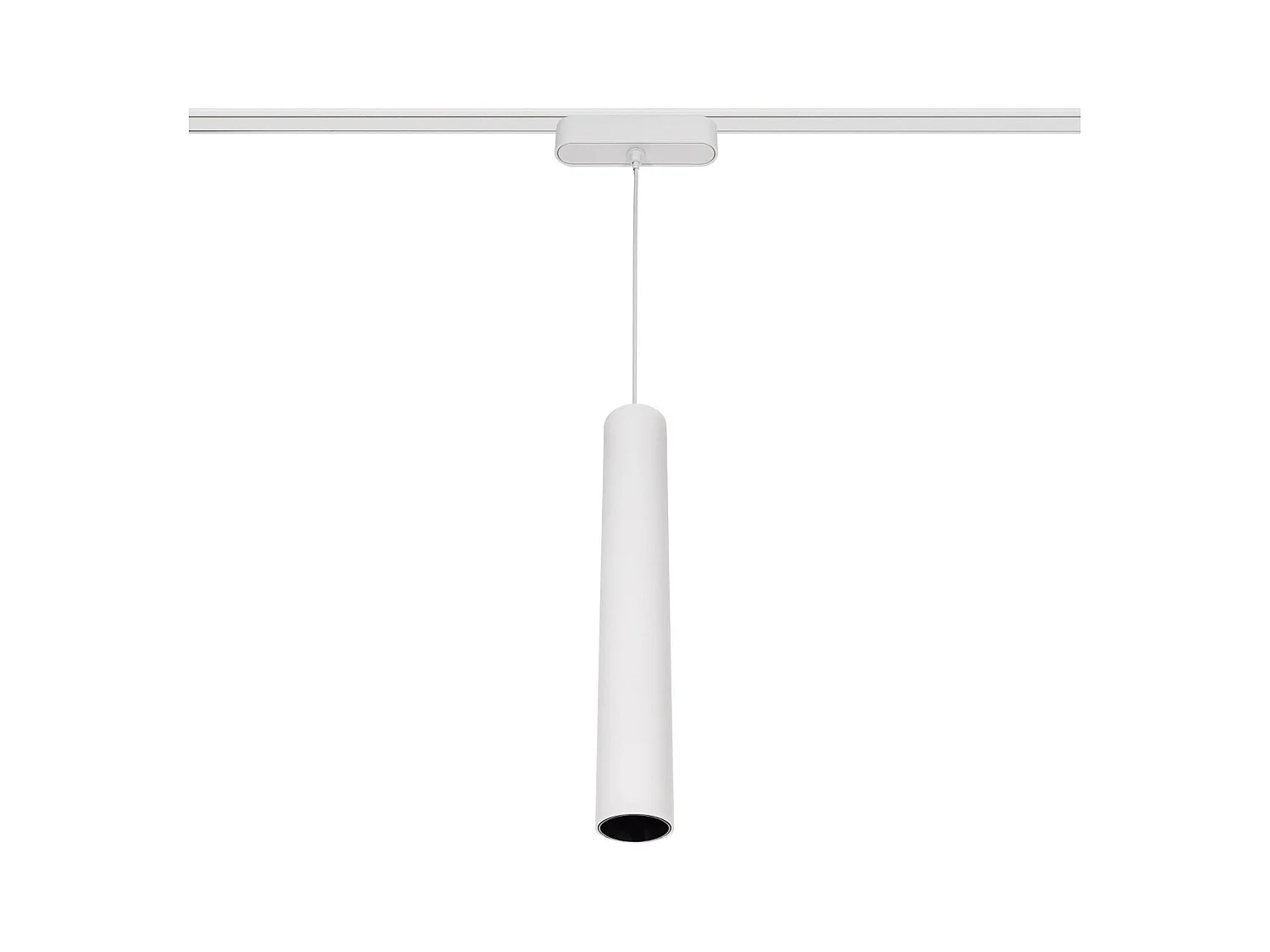 Spot LED Suspendu sur Rail Magnétique 25mm Extra-Plat 15W 48V Quartz Blanc 4000K Blanc neutre