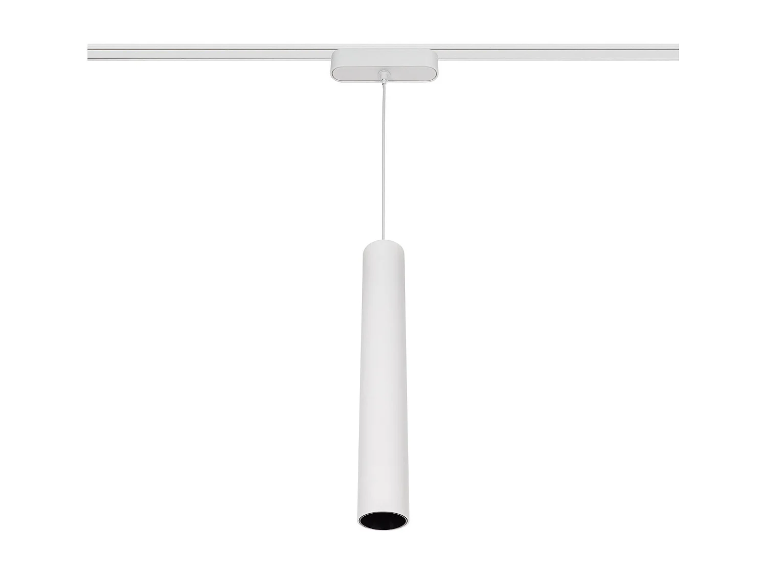 Spot LED Suspendu sur Rail Magnétique 25mm Extra-Plat 15W 48V Quartz Blanc 4000K Blanc neutre
