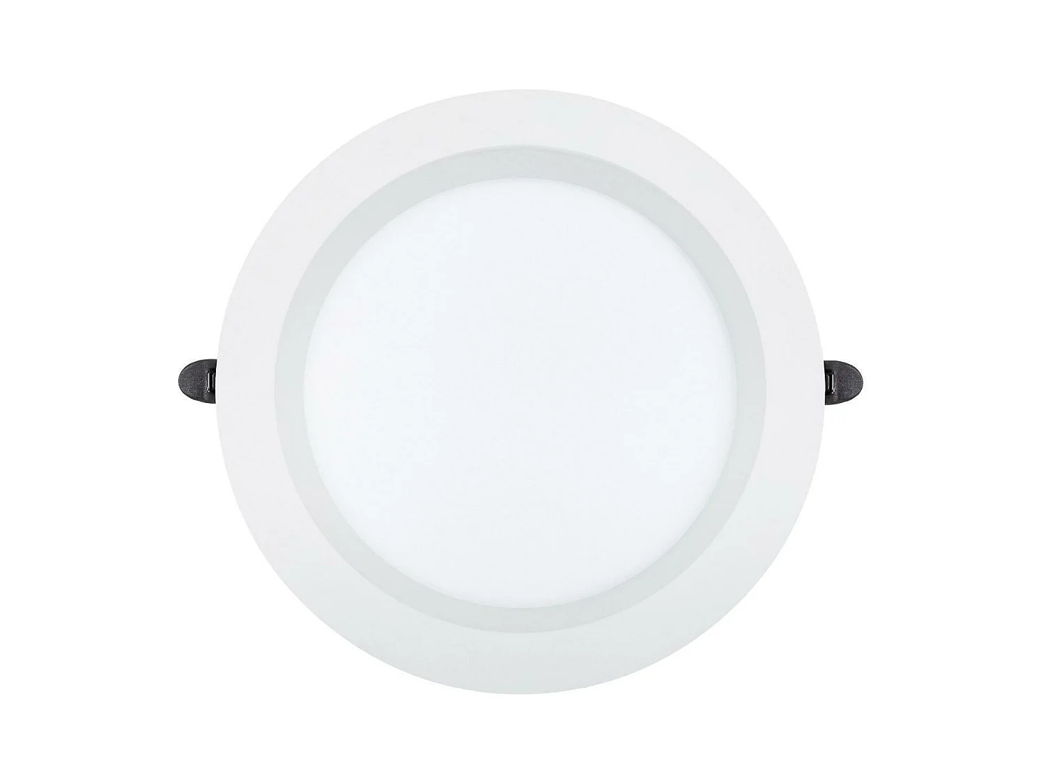 Downlight LED 24W Circolare LUX CRI90 Foro Ø 200 mm IP44 No Flicker 2700K Bianco Caldo