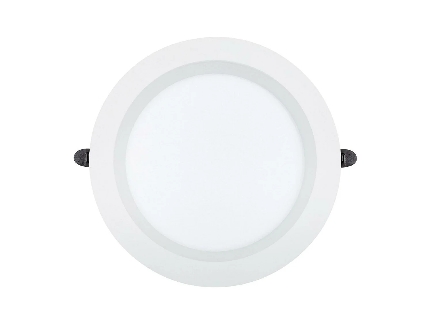 Downlight LED 24W Circolare LUX CRI90 Foro Ø 200 mm IP44 No Flicker 2700K Bianco Caldo