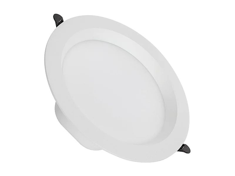 Downlight LED 24W Rond LUX CRI90 Coupe Ø 200 mm IP44 No Flicker 2700K Blanc chaud