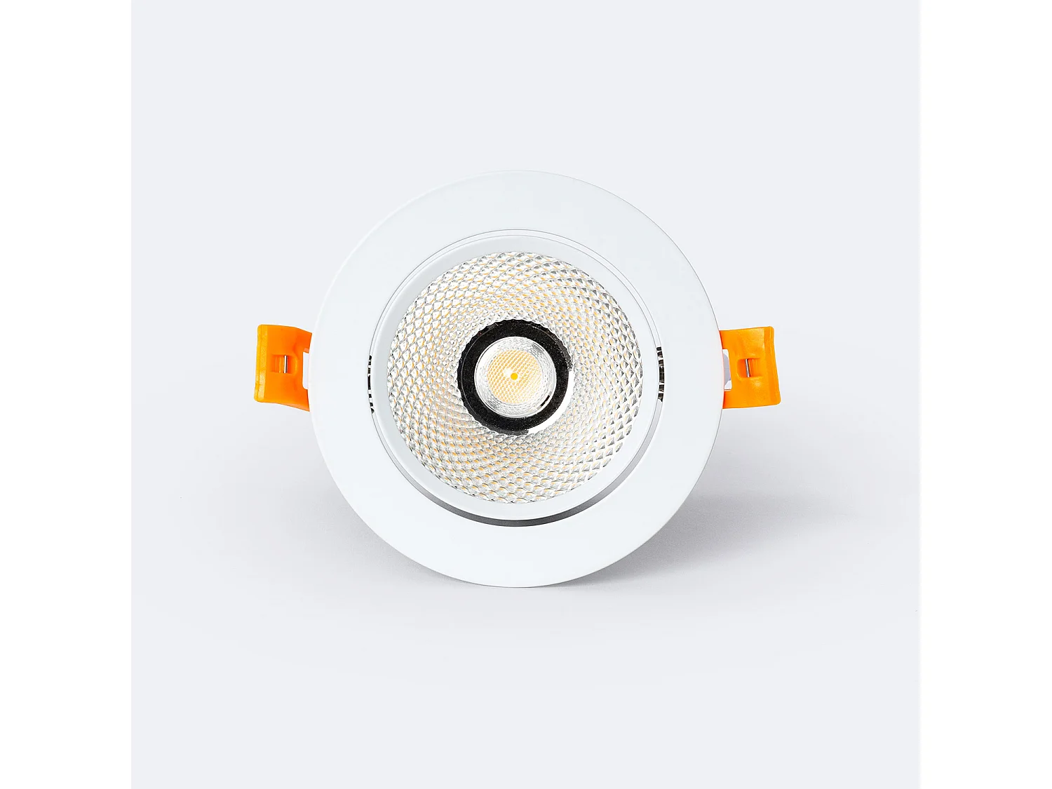 Foco Downlight LED 12W Circular COB CRI90 Corte Ø 90 mm No Flicker 2700K Blanco Cálido