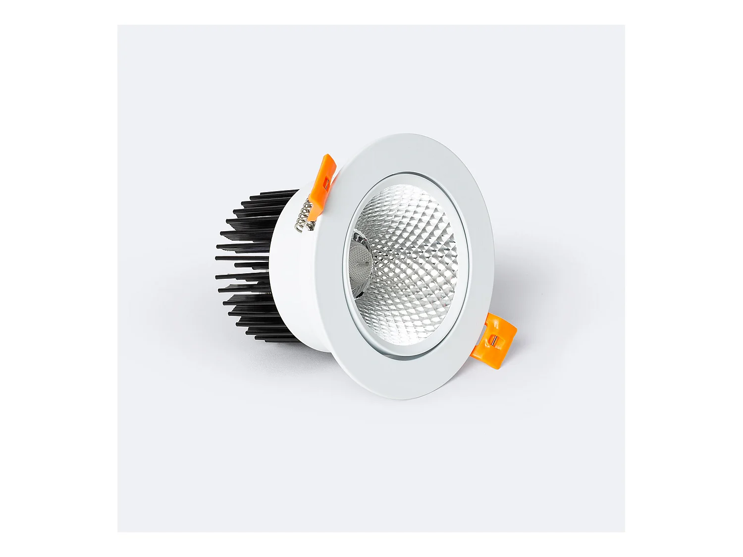 Spot Downlight LED 12W Rond COB CRI90 Coupe Ø 90 mm No Flicker 2700K Blanc chaud