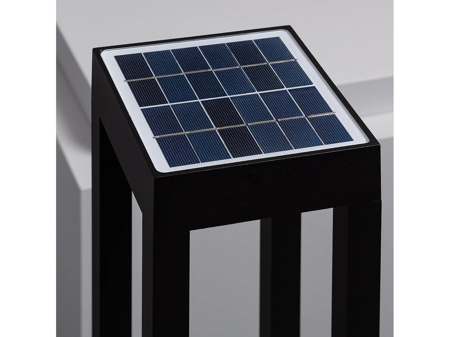 Balise LED Solaire Extérieure 1.5W en Saillie sur Pied 80cm Layou 3000K Blanc chaud