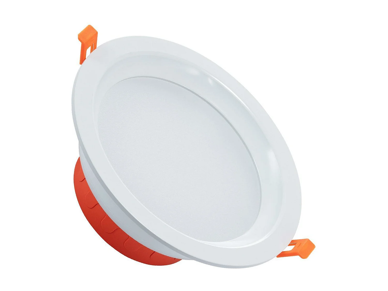 Downlight LED 16W Rond LUX CRI90 Coupe Ø 165 mm IP44 No Flicker 2700K Blanc chaud