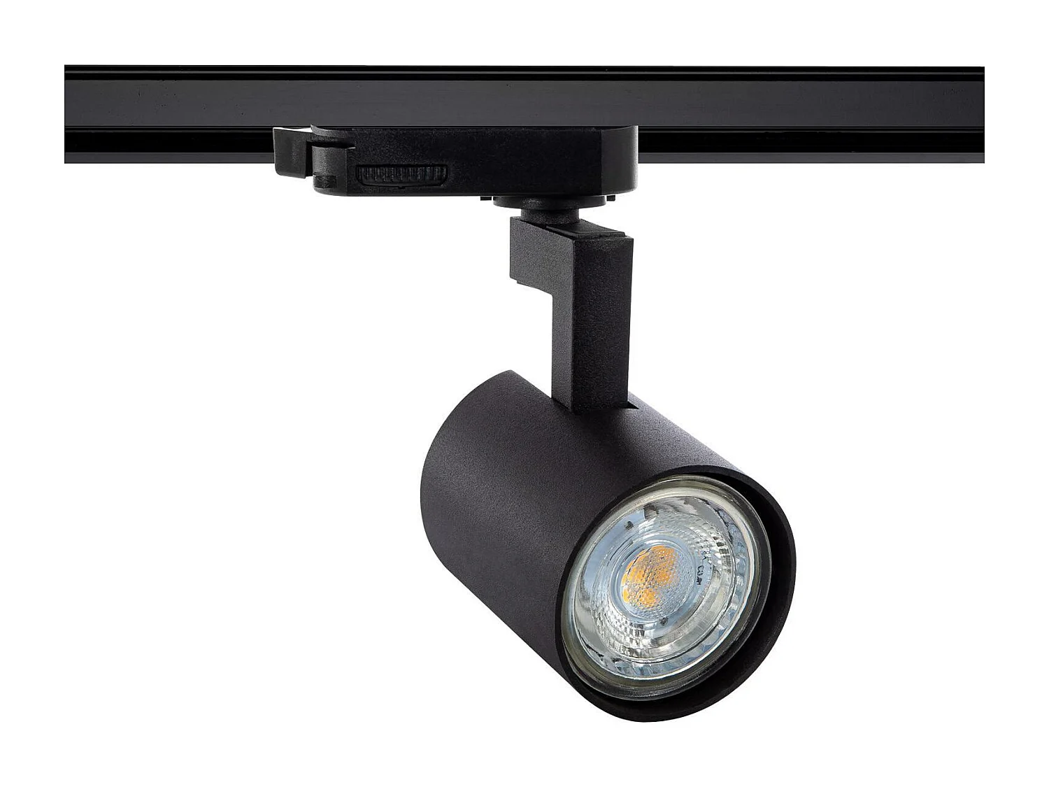 Spot à Douille sur Rail Triphasé Jiuk pour Ampoule GU10  Noir