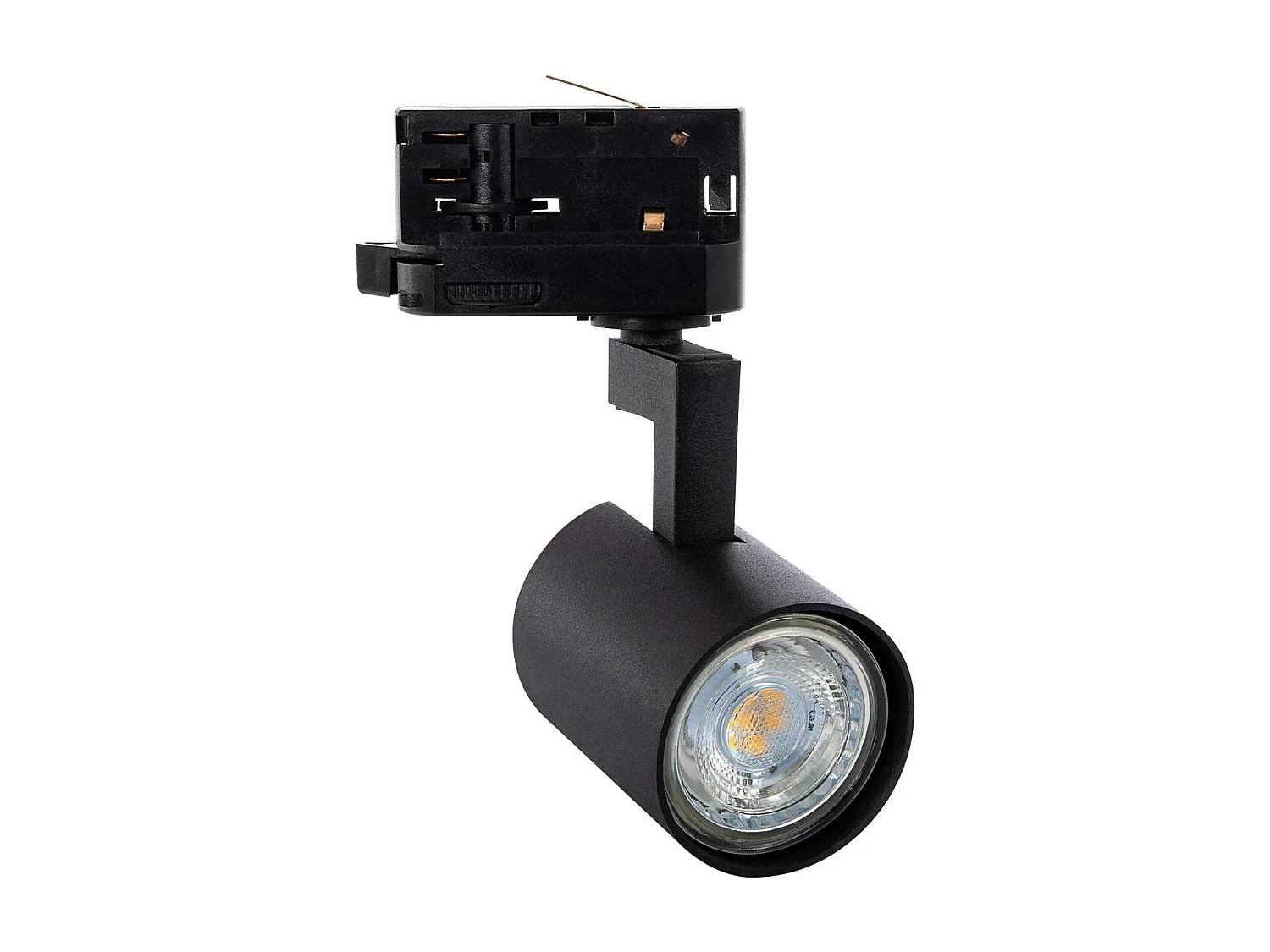 Spot à Douille sur Rail Triphasé Jiuk pour Ampoule GU10  Noir