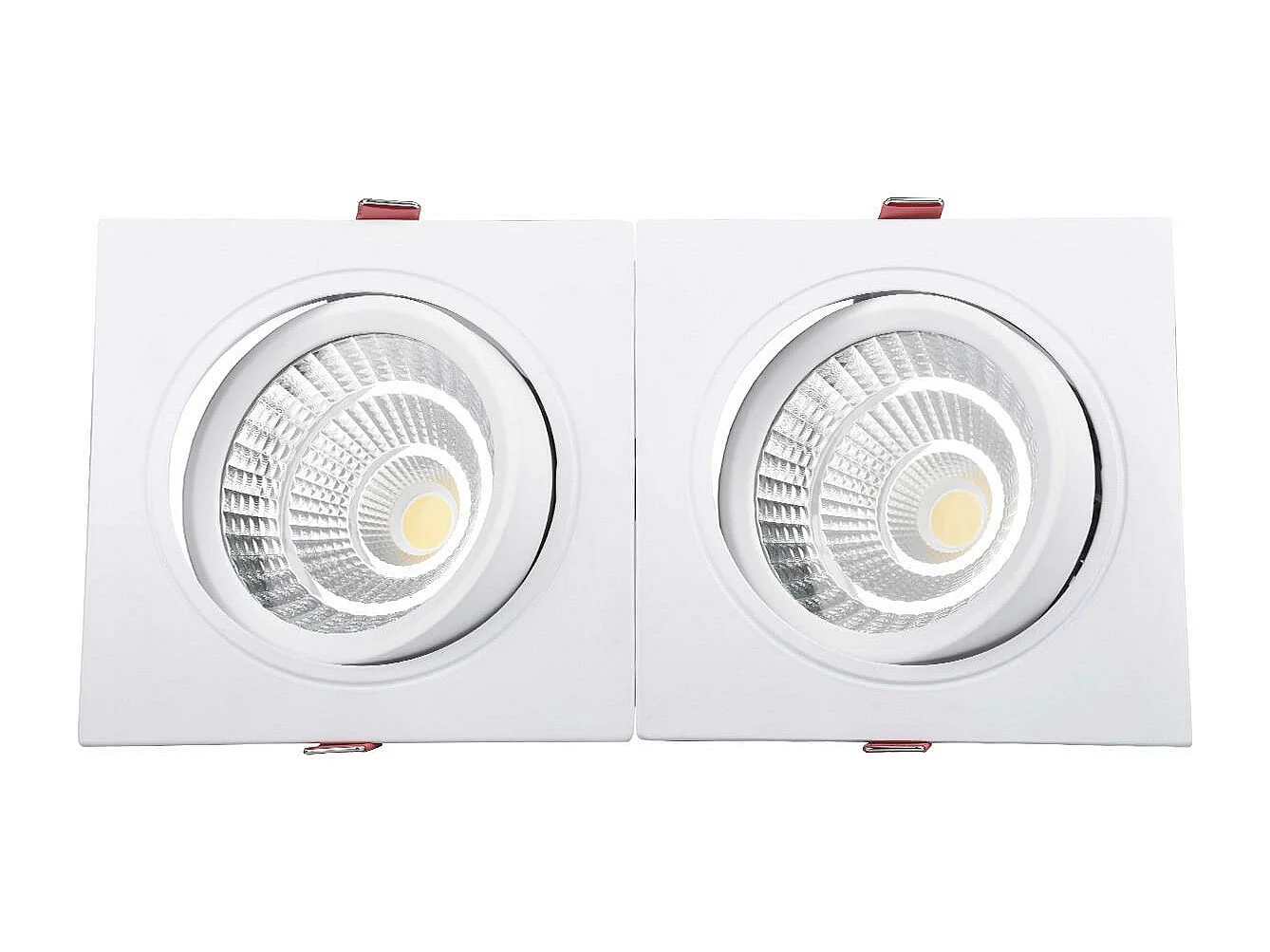 Spot Downlight LED 20W Rectangulaire Madison Coupe 205x90 mm 3000K Blanc chaud