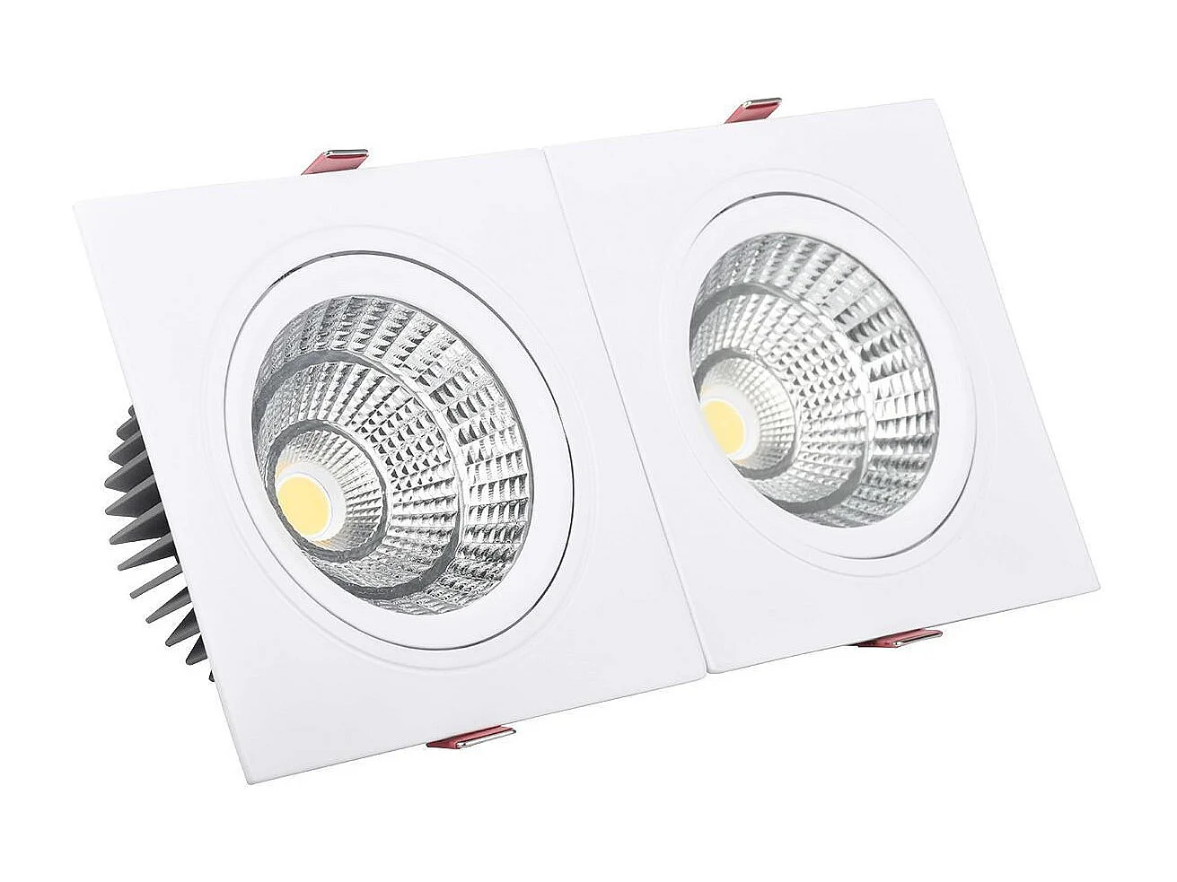 Foco Downlight LED 20W Rectangular Madison Corte 205x90 mm 3000K Blanco Cálido