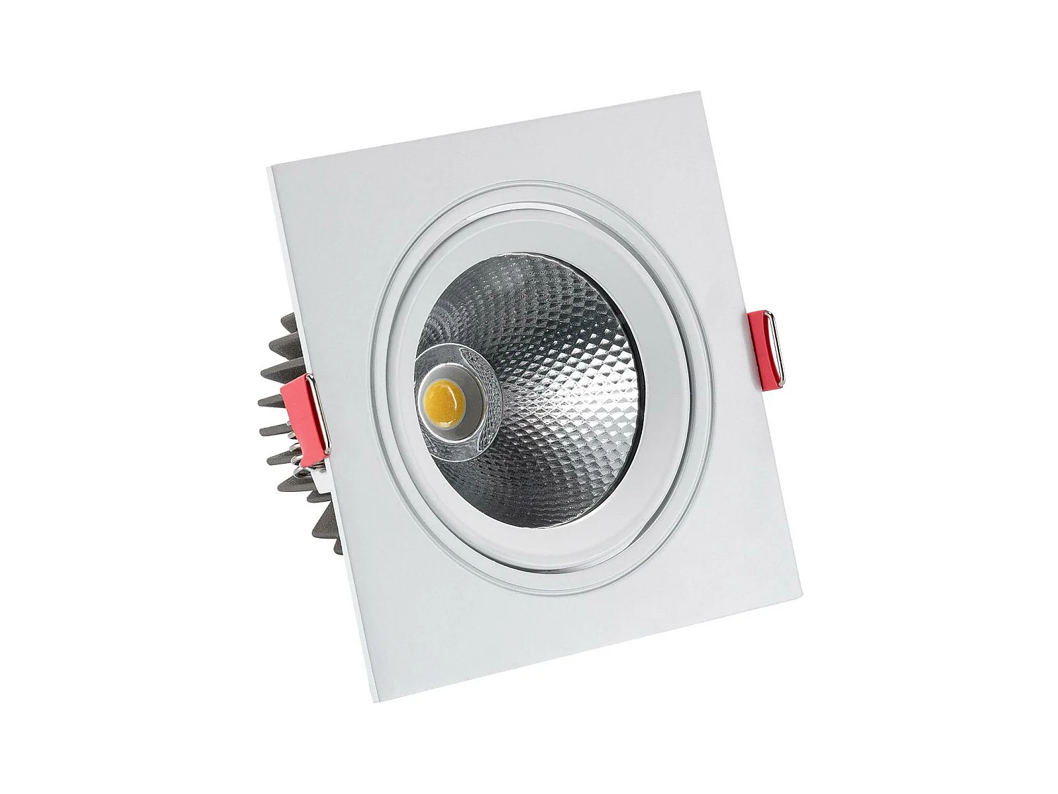 Spot Downlight LED 10W Carré Madison Coupe Ø 95 mm 4000K Blanc neutre
