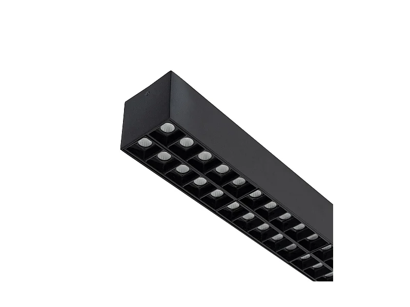 Spot Linéaire Optic LED en Saillie 400mm 48W CRI90 (UGR16) Blanc Chaud  3000K