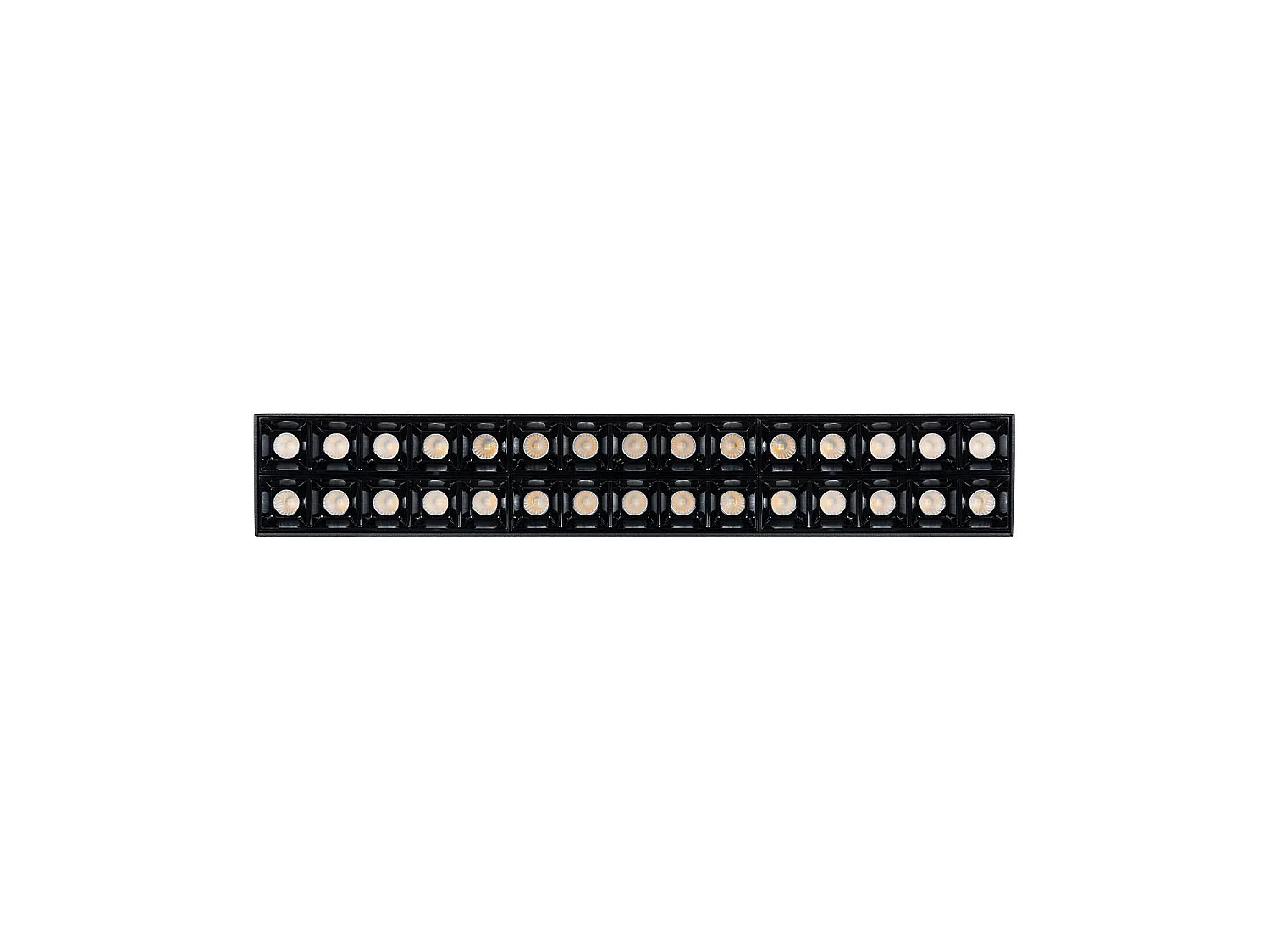 Spot Linéaire Optic LED en Saillie 300mm 48W  3000K Blanc chaud