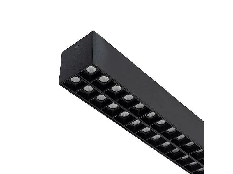 Spot Linéaire Optic LED en Saillie 400mm 48W CRI90 (UGR16) Blanc Chaud  3000K