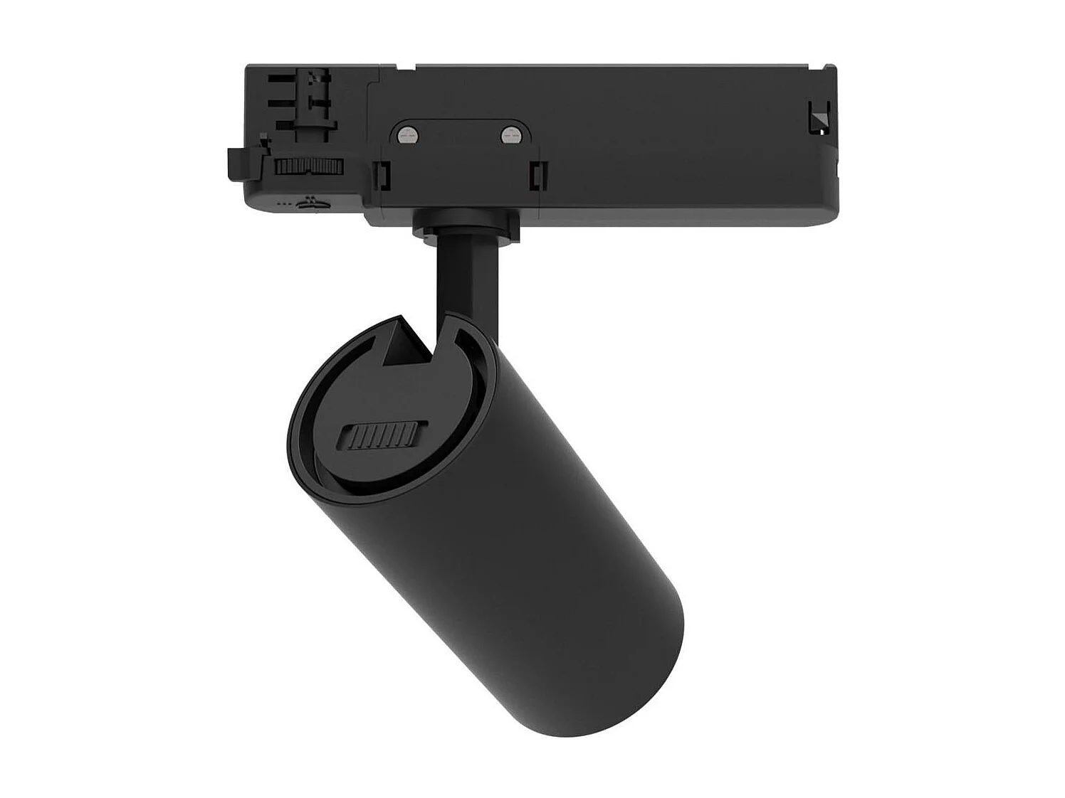 Spot LED sur Rail Triphasé 20W Fasano Dimmable CCT Sélectionnable Noir 2700K - 3200K - 4000K Sélectionnable
